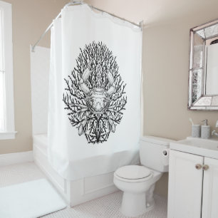 Crab Shower Curtain