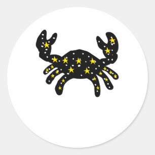 Crab Space Stars Sticker – Cosmic Animal