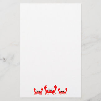 Crab Stationery