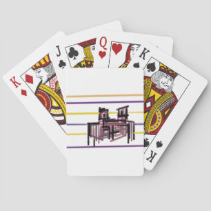 Crab summer joy playing cards