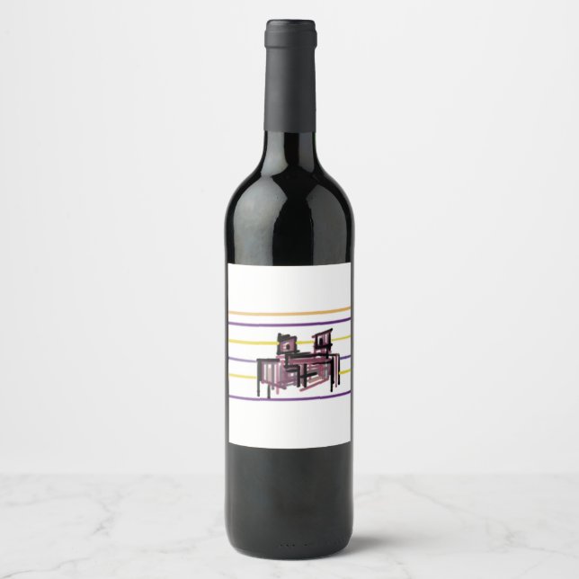 Crab summer joy wine label (Front)