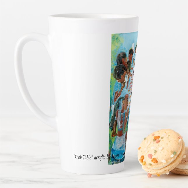 "Crab Table" Latte Mug (In Situ)