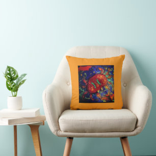 Crab Throw Pillow