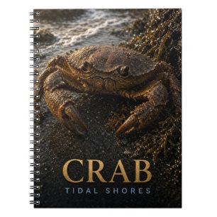 Crab Tidal Shores Wildlife ANIMAL Notebook