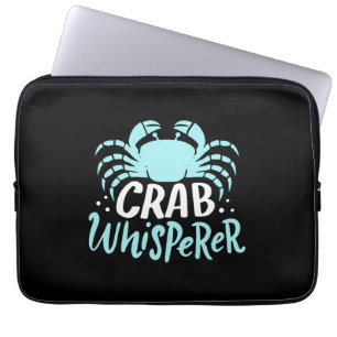 Crab Whisperer Laptop Sleeve