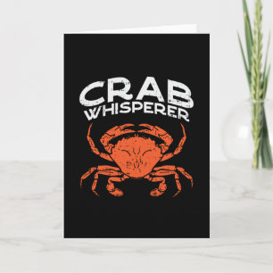 Crab Whisperer Vintage Crabbing Card