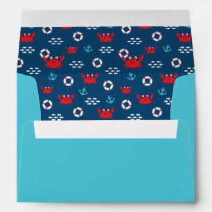 Crab with Lifebuoy Envelope