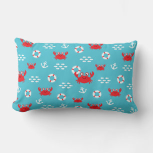 Crab with Lifebuoy Lumbar Cushion