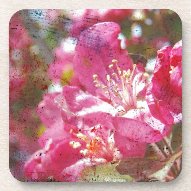 Crabapple Blossoms Coaster (Front)