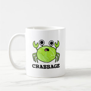 Crabbage Funny Cabbage Crab Pun Coffee Mug