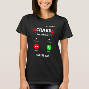 Crabbing Men Blue Crab Maryland Chesapeake Bay T-Shirt