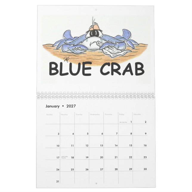 CRABBITUDE CALENDER CALENDAR (Jan 2027)