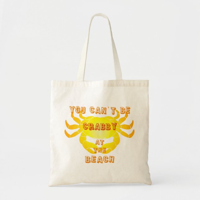 Crabby Beach Tote (Front)