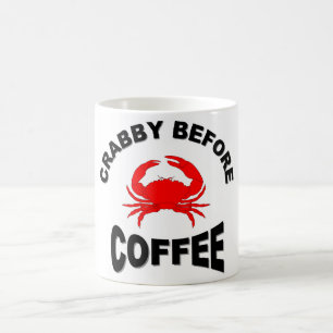 Crabby Before Coffee Mug