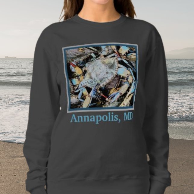 Crabby Crab Annapolis, MD Sweatshirt or T-Shirt (Creator Uploaded)