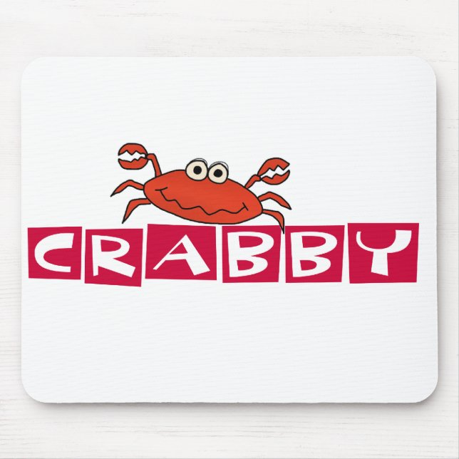 Crabby Crab Mouse Mat (Front)