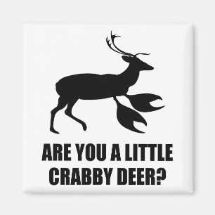 Crabby Deer Magnet