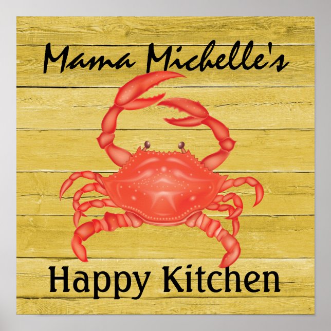 Crabby ... Happy Kitchen - SRF Poster (Front)