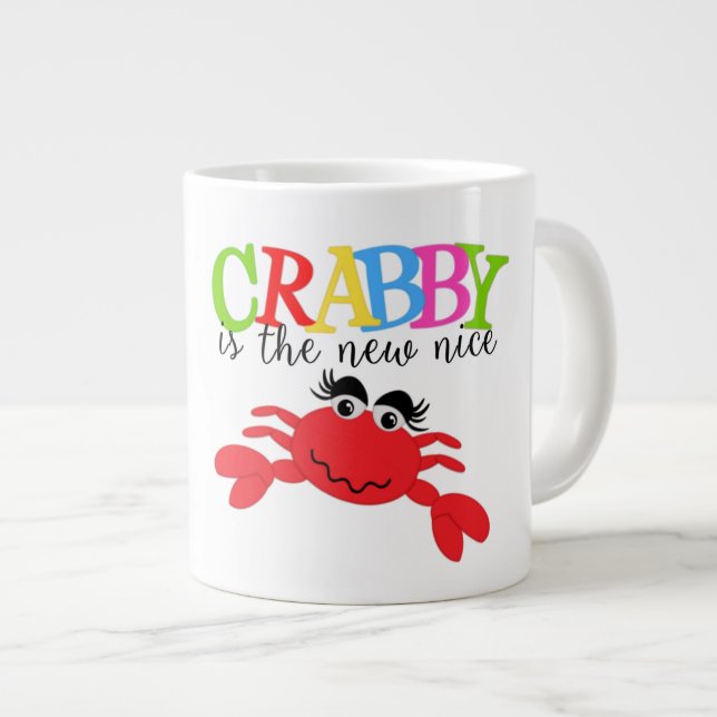 Crabby Jumbo Mug (Front Right)