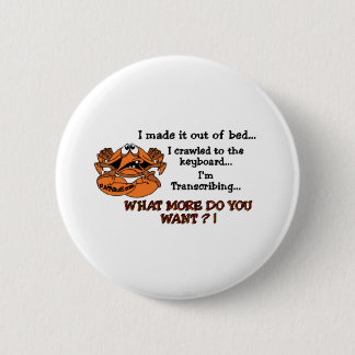 Crabby MT 6 Cm Round Badge