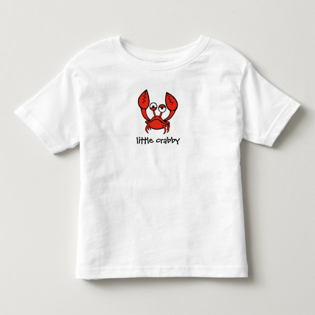 Crabby Toddler T-Shirt (Front)