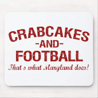 Crabcakes and Football Mouse Mat