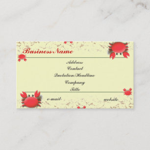 Crabs Business Card