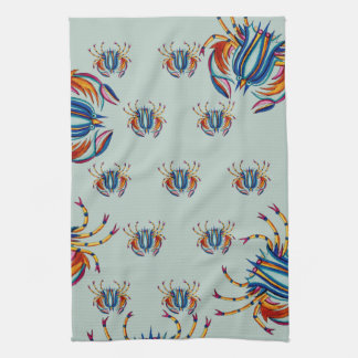 Crabs Eating Crabs Tea Towel