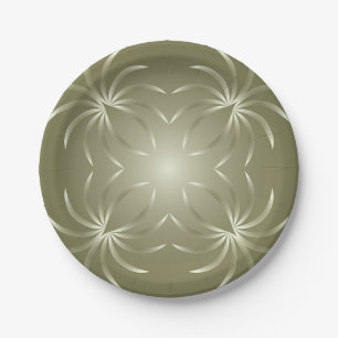 crabs in circle paper plate
