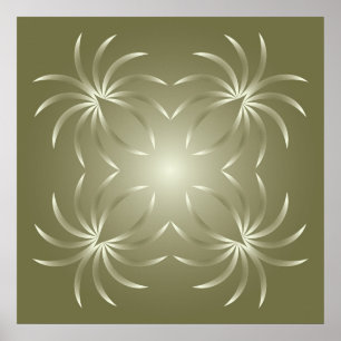 crabs in circle poster