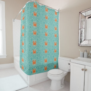 Crabs Ornamental Symphony Shower Curtain