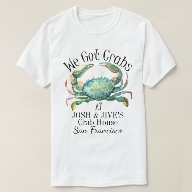 Crabs Seafood Restaurant Shirt (Design Front)