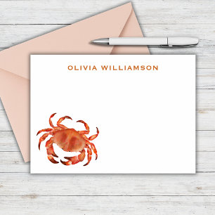 Crabs Seaside Personalised Card