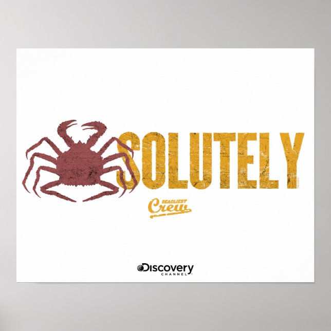 Crabsolutely Poster (Front)