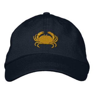 Craby Crab Embroidered Hat
