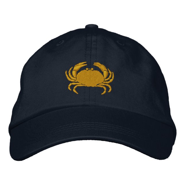 Craby Crab Embroidered Hat (Front)