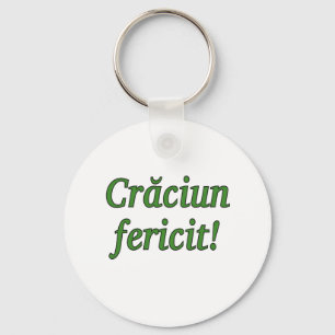 Crăciun fericit! Merry Christmas in Romanian gf Key Ring
