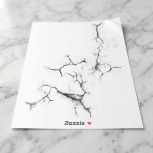 Crack in the Concrete Sticker