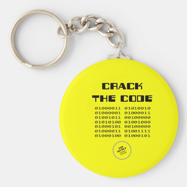 Crack the Code keychain (Front)