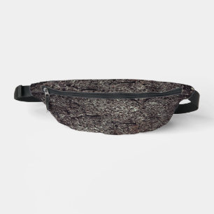 Cracked asphalt road grey lines bum bags
