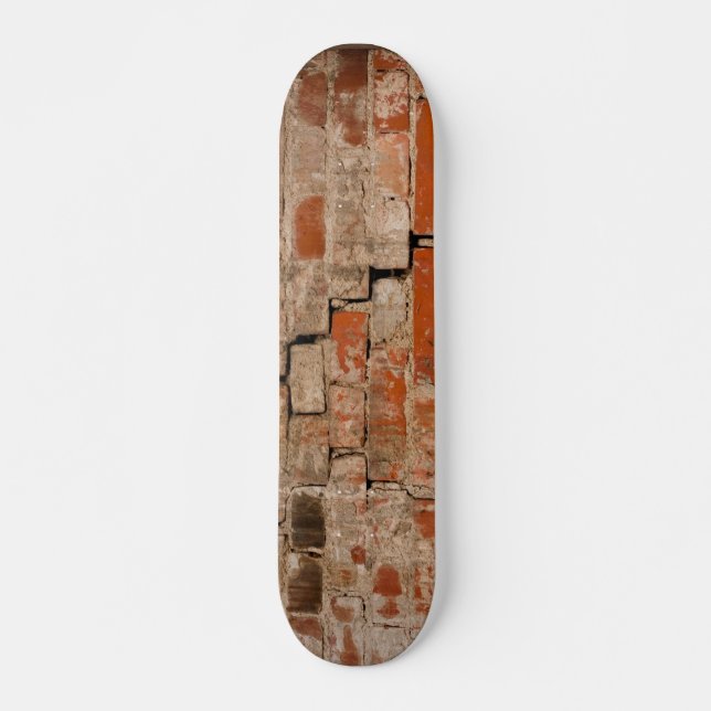 Cracked brick wall skateboard (Front)