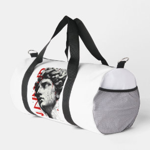 Cracked Classical Bust Duffel Bag