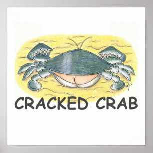 Cracked Crab Print