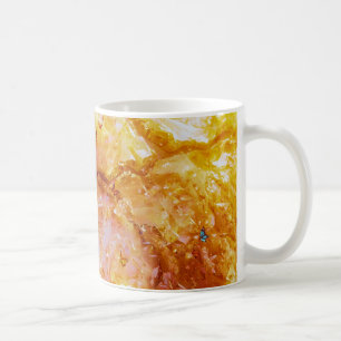 Cracked Crystal Marble Rock Wall Design with Colou Coffee Mug