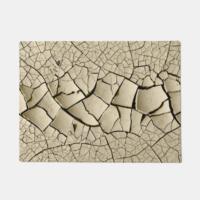 Cracked Dried Mud   Doormat (Front)