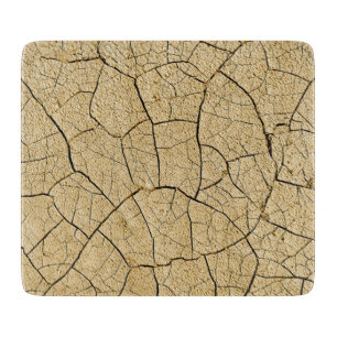 Cracked Earth Cool Texture Cutting Board