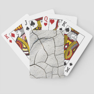 Cracked Earth Dirt Cool Texture Playing Cards