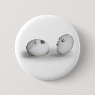 Cracked Egg and a Wink 6 Cm Round Badge