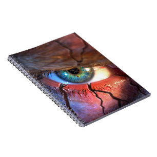 Cracked Eye Notebook