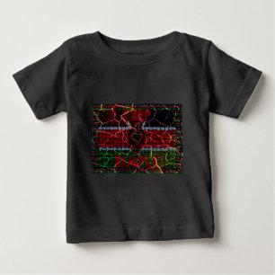 Cracked Flag: Keep It Simple - Kenyan Resilience Baby T-Shirt